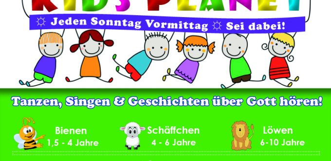 Kinderchor und Kindsplanet Flyer